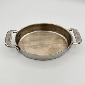 All-Clad Stainless Steel Mini Oval Gratin Pan 6.75" Baking Roasting Dish